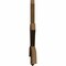 Ekena Millwork Davenport Rough Sawn Timber Gable Bracket, Western Red Cedar, 60"W x 30"H x 2"D x 4"F, 12/12 Pitch GBW060X30X0204DAV00RWR - alternate 2